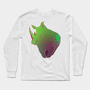 Neon Rhino Long Sleeve T-Shirt